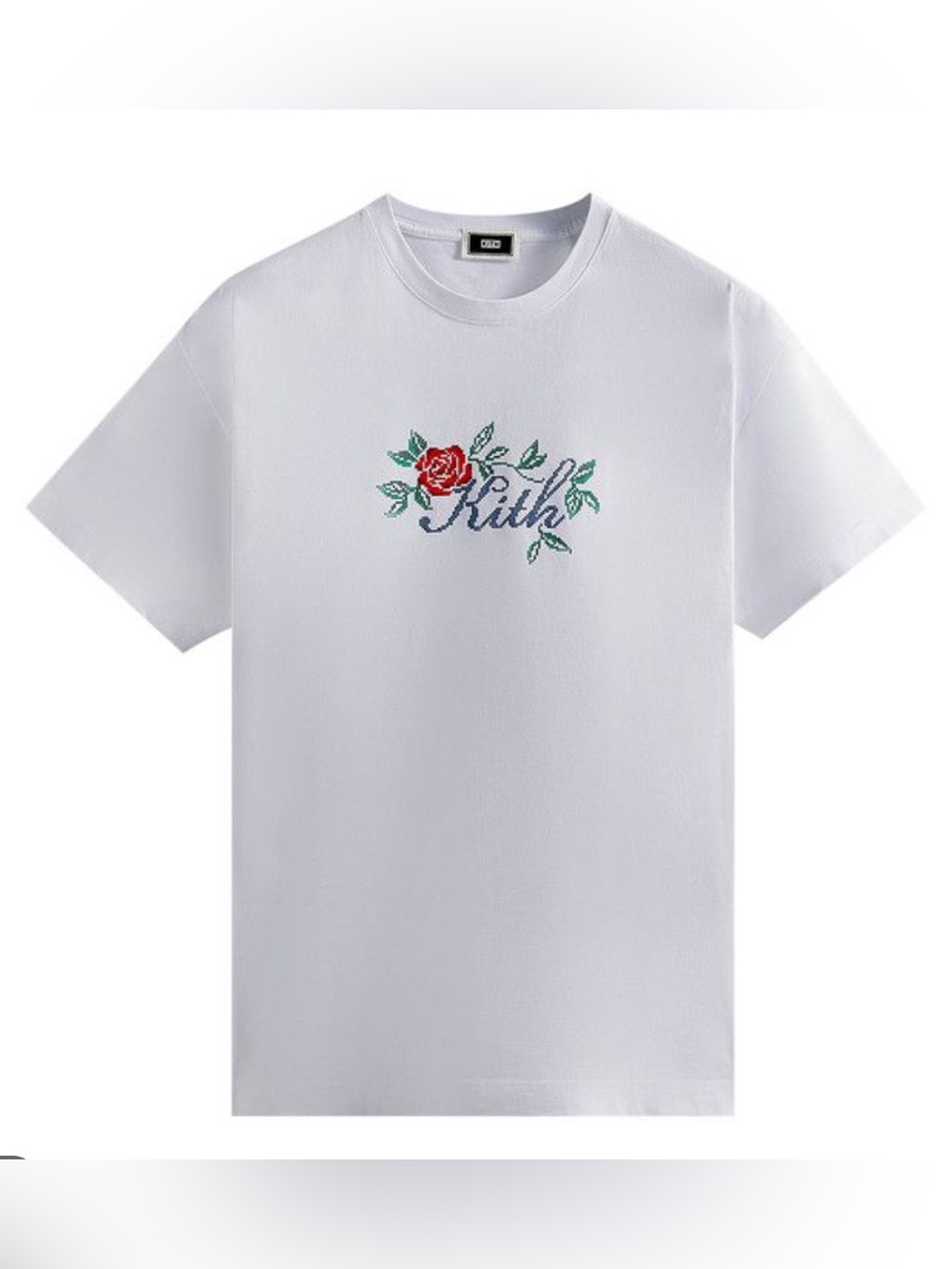 NWOT Kith Script Needlepoint Tee